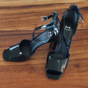 Marc Fisher Glossy Black Heels